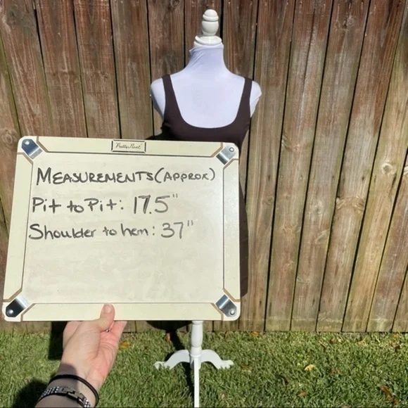 TERI JON SPORTSWEAR Brown Mixed Media Sleeveless Dress 6 - Picture 12 of 15